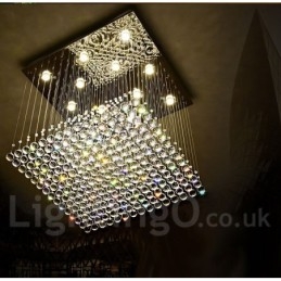 Modern Crystal Ceiling Pendant Light Indoor Chandelier Lighting Lamps Fixture