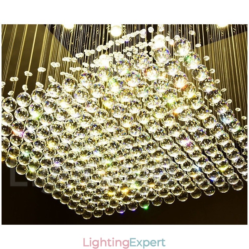 Modern Crystal Ceiling Pendant Light Indoor Chandelier Lighting Lamps Fixture