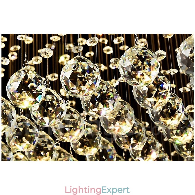 Modern Crystal Ceiling Pendant Light Indoor Chandelier Lighting Lamps Fixture