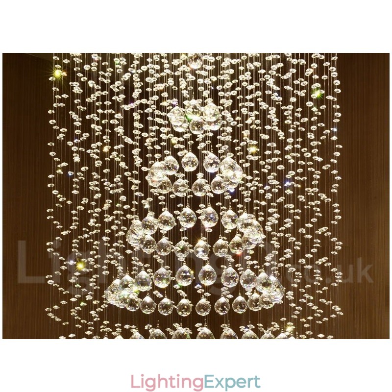 Modern Crystal Ceiling Pendant Light Indoor Chandelier Lighting Lamps Fixtures