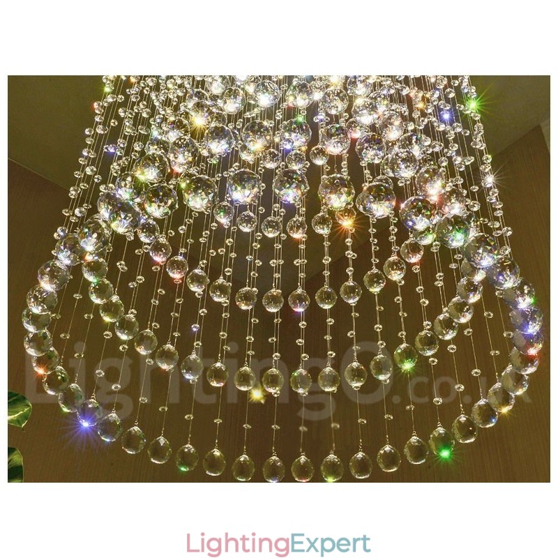 Modern Crystal Ceiling Pendant Light Indoor Chandelier Lighting Lamps Fixtures