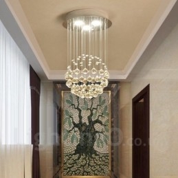 3 Light Modern Crystal Ceiling Pendant Light Indoor Chandelier Lighting Lamps Fixtures