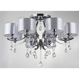 Modern K9 Crystal Chandelier 8 Lights