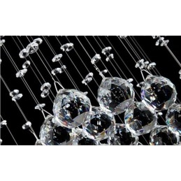 Extra Length 5 Meter Modern Crystal Ceiling Pendant Light Indoor Chandelier Lighting Lamps Fixtures