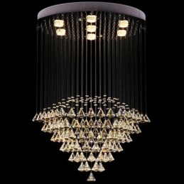 7 Lights Modern Crystal Ceiling Pendant Light Indoor Chandelier Lighting Lamps Fixtures