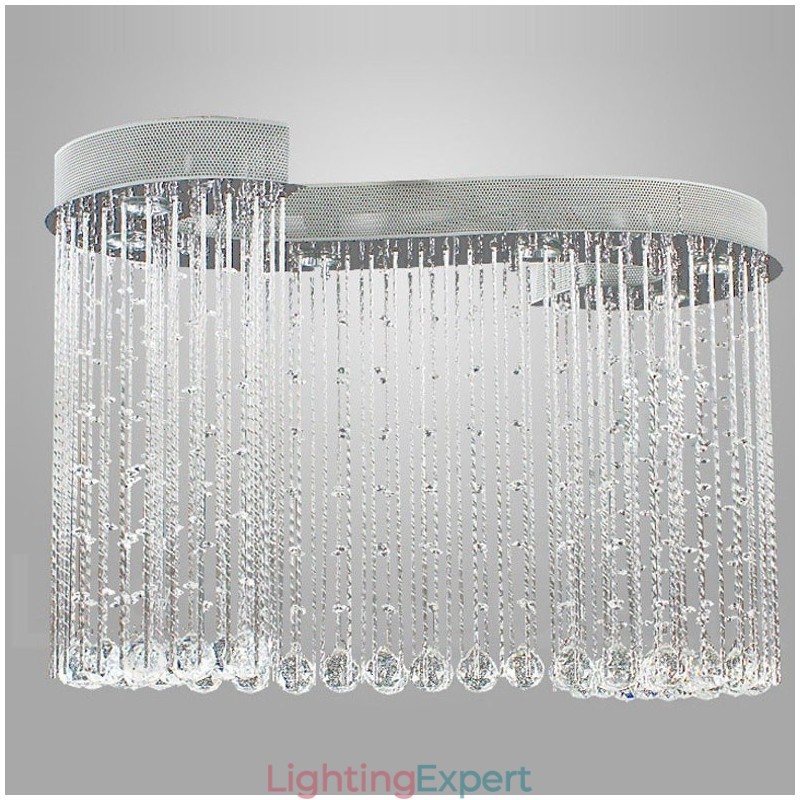 6 Lights Modern Crystal Ceiling Pendant Light Indoor Chandelier Lighting Lamps Fixtures