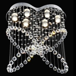 6 Lights Modern Crystal Ceiling Pendant Light Indoor Chandelier Lighting Lamps Fixtures