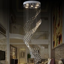 5 Lights Modern Crystal Ceiling Pendant Light Indoor Chandelier Lighting Lamps Fixtures