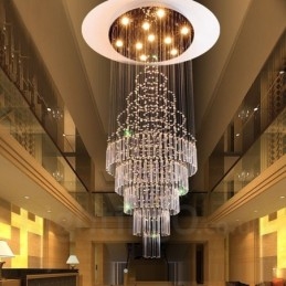 10 Lights Modern Crystal Ceiling Pendant Light Indoor Chandelier Lighting Lamps Fixtures