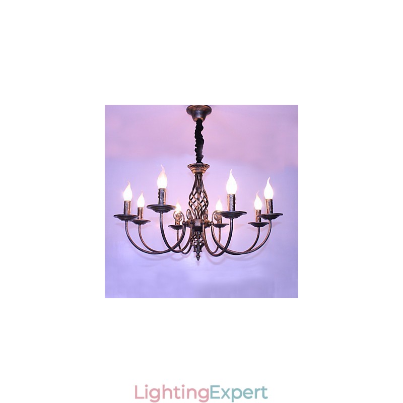 Retro Designers Candle Style Others Metal Chandelier