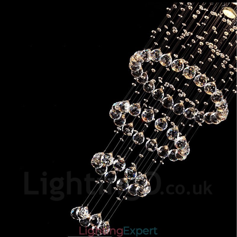 5 Lights Modern Crystal Ceiling Pendant Light Indoor Chandelier Lighting Lamps Fixtures
