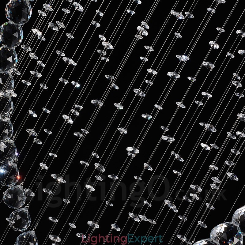 4 Lights Modern Crystal Ceiling Pendant Light Indoor Chandelier Lighting Lamps Fixtures