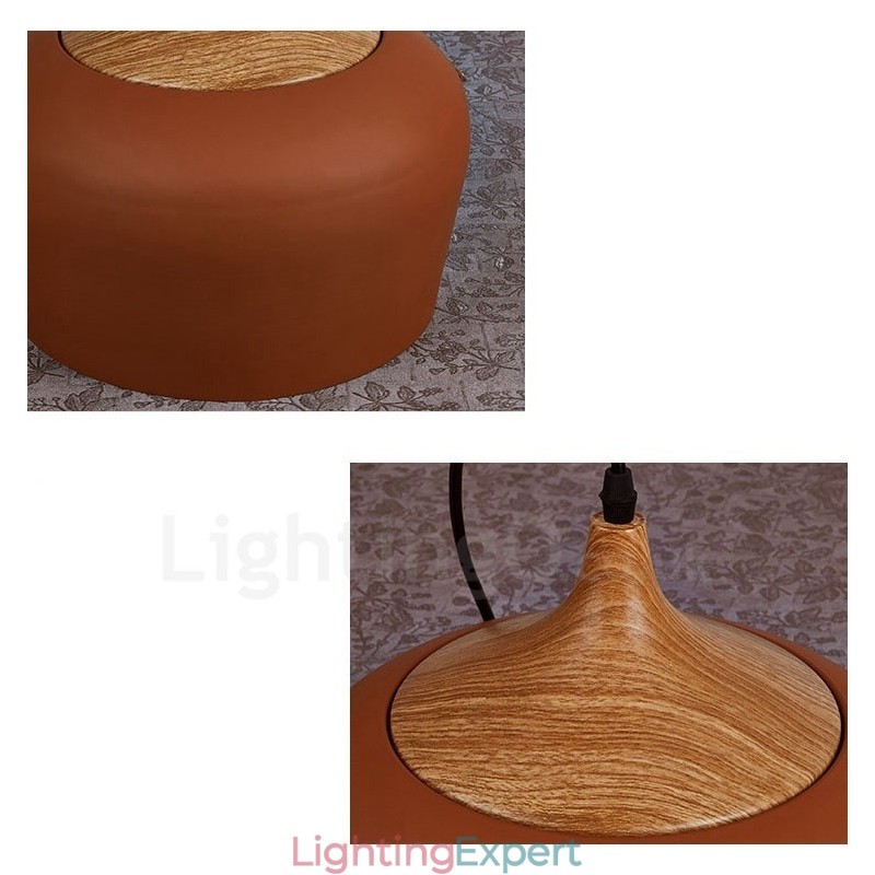 1 Light Modern Contemporary Pendant Light Pendant Lamp with White Red Blue Shade