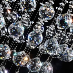 15 Lights Modern K9 Crystal Ceiling Pendant Light Indoor Chandelier Lighting Lamps Fixtures