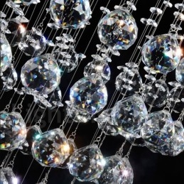 21 Lights Modern K9 Crystal Ceiling Pendant Light Indoor Chandelier Lighting Lamps Fixtures