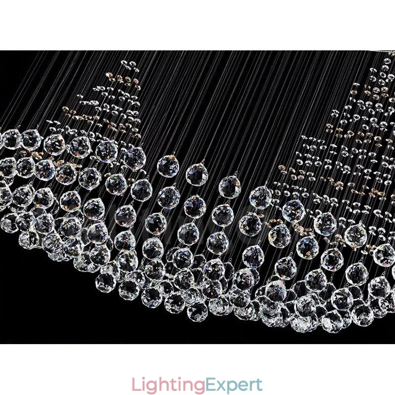10 Lights Modern K9 Crystal Ceiling Pendant Light Indoor Chandelier Lighting Lamps Fixtures