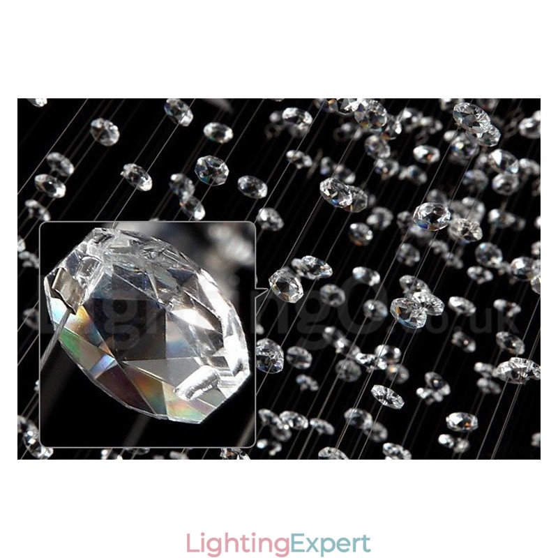 5 Lights Modern K9 Crystal Ceiling Pendant Light Indoor Chandelier Lighting Lamps Fixtures