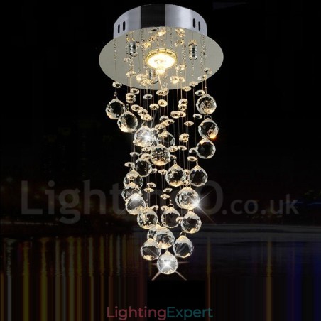 1 Light Modern K9 Crystal Ceiling Pendant Light Indoor Chandelier Lighting Lamps Fixtures 1 Light Modern K9 Crystal Ceiling Pendant Light Indoor Chandelier Lighting Lamps Fixtures