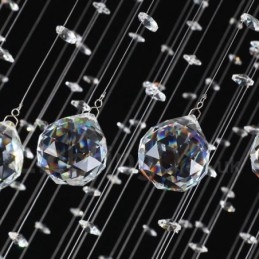 7 Lights Modern K9 Crystal Ceiling Pendant Light Indoor Chandelier Lighting Lamps Fixtures