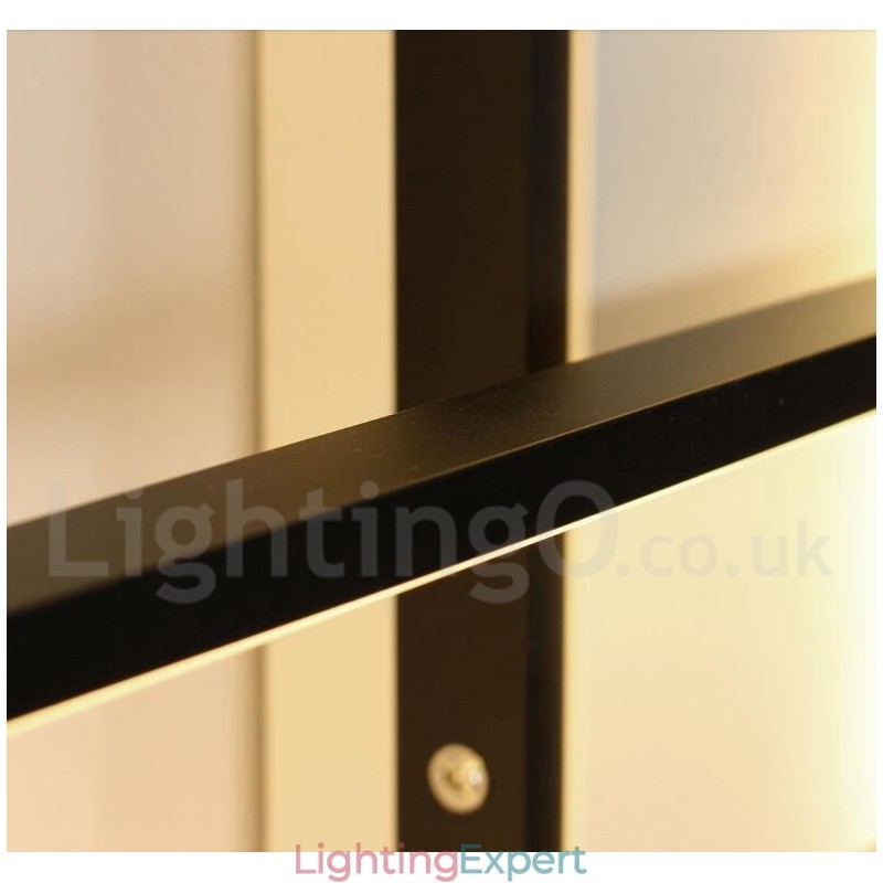 Modern Comtemporary Alumilium Painting Ceiling Light Flush Mount Wall Light with Remoter Dimmer for Living Room Bed Room