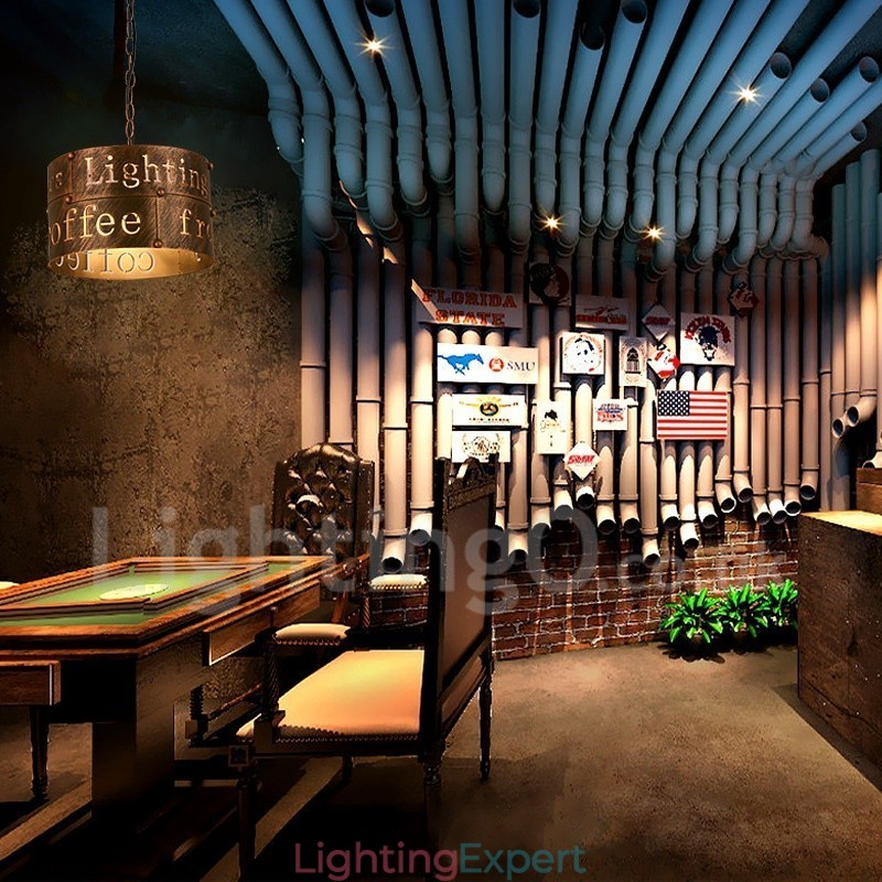 1 Light Retro Vintage Pendant Light Cafe House Pendant Lamp