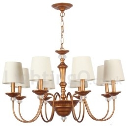8 Light Retro Candle Style Chandelier