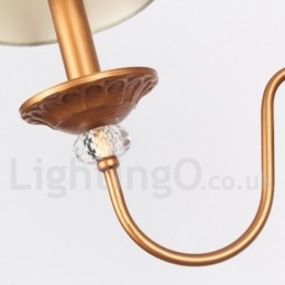 8 Light Retro Candle Style Chandelier