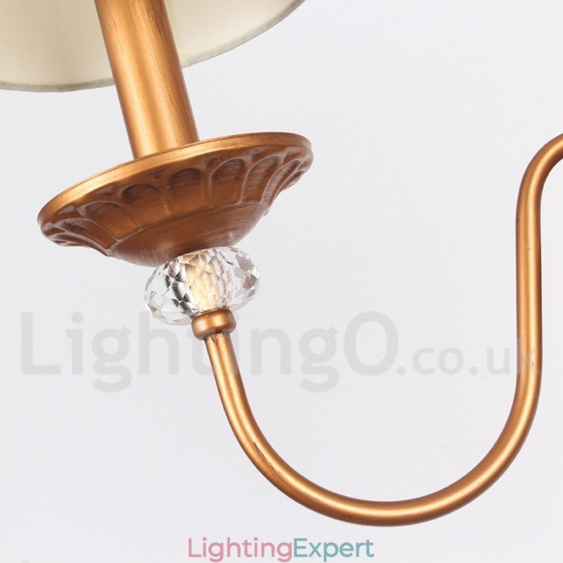 8 Light Retro Candle Style Chandelier
