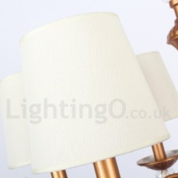 8 Light Retro Candle Style Chandelier