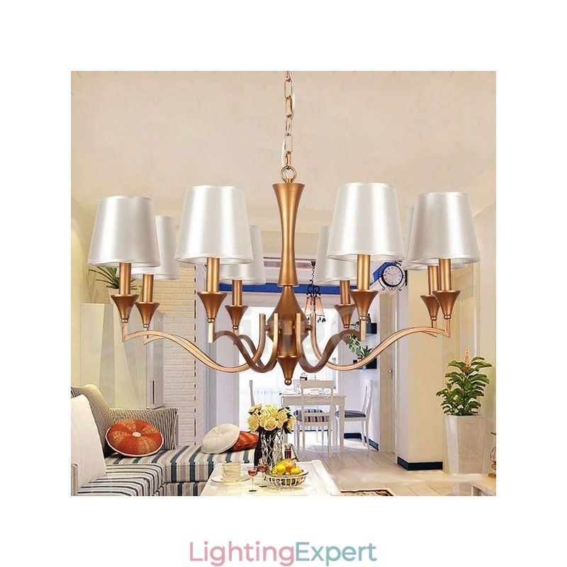 8 Light Candle Style Chandelier