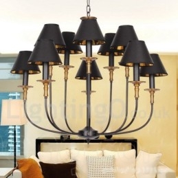 Retro Contemporary Candle Style Chandelier