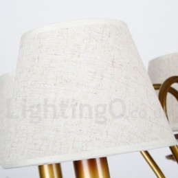 3 Light Modern Contemporary Rustic Retro Candle Style Chandelier