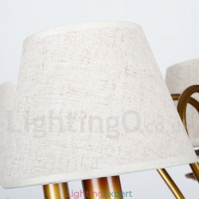 3 Light Modern Contemporary Rustic Retro Candle Style Chandelier