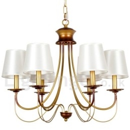6 Light Rustic Mediterranean Style Modern Contemporary Candle Style Chandelier