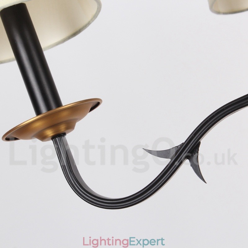 8 Light Retro Candle Style Chandelier