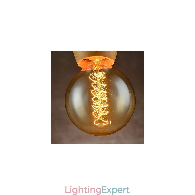 Chandelier Mini Style Modern Contemporary Wood Bamboo