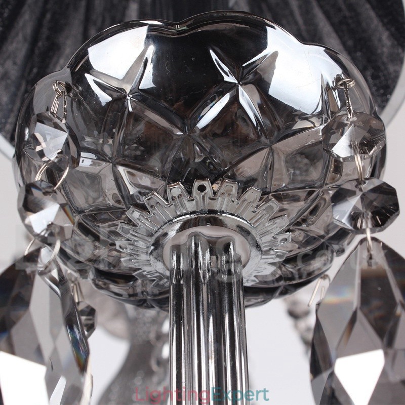 8 Light K9 Crystal Candle Style Chandelier