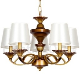 5 Light Retro Candle Style Chandelier