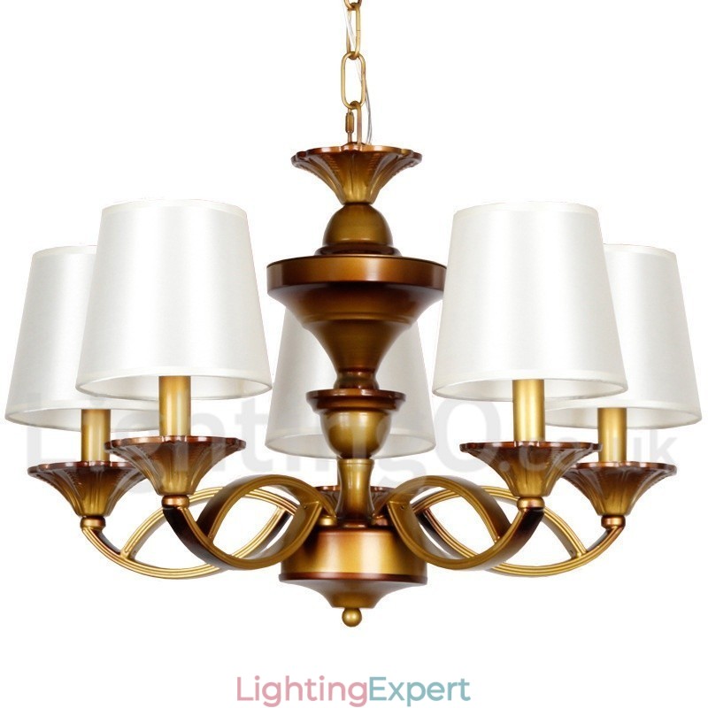 5 Light Retro Candle Style Chandelier