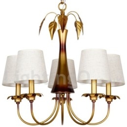 5 Light Modern Contemporary Rustic Candle Style Chandelier