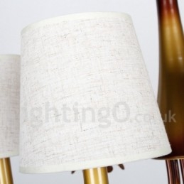 5 Light Modern Contemporary Rustic Candle Style Chandelier