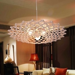 Vintage Wood Chandelier