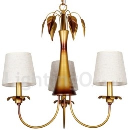 3 Light Modern Contemporary Rustic Candle Style Chandelier