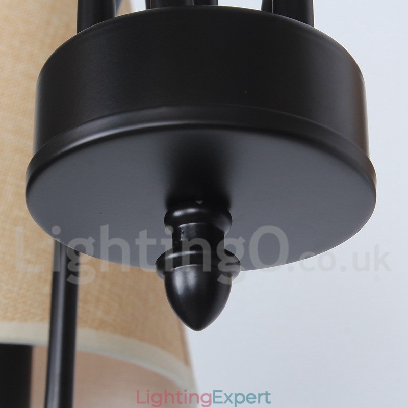8 Light Retro Contemporary Candle Style Chandelier