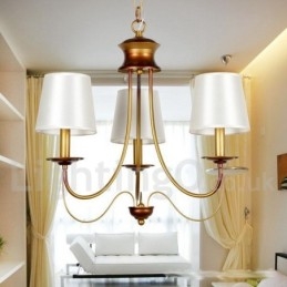 3 Light Rustic Mediterranean Style Modern Contemporary Candle Style Chandelier