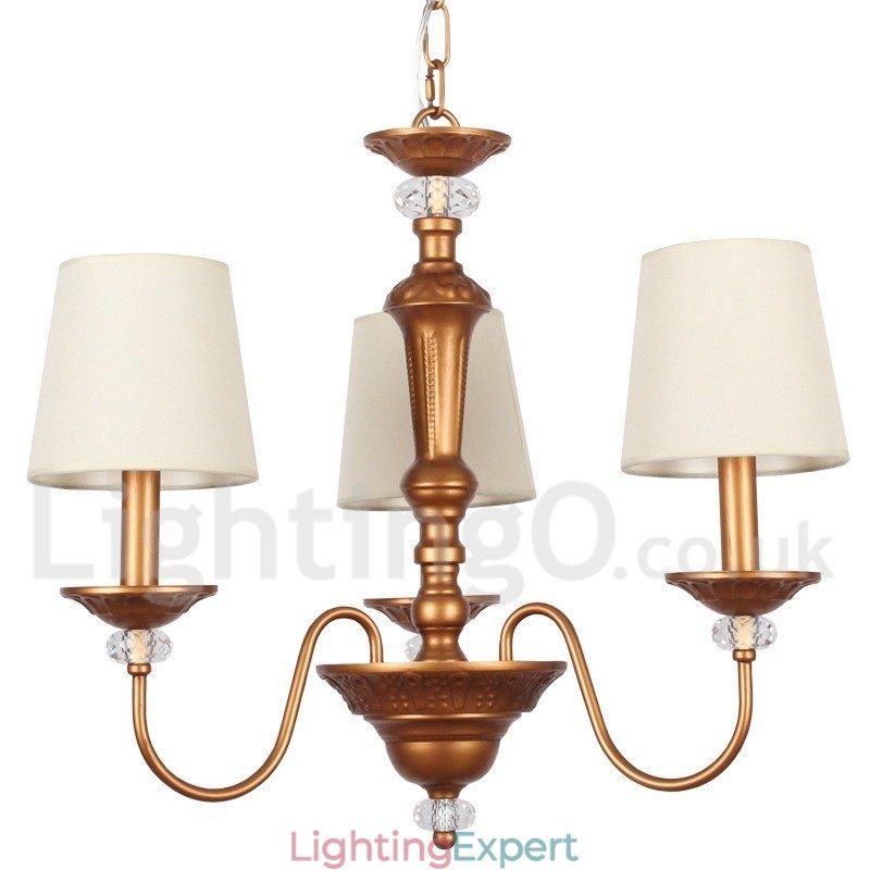 3 Light Retro Candle Style Chandelier