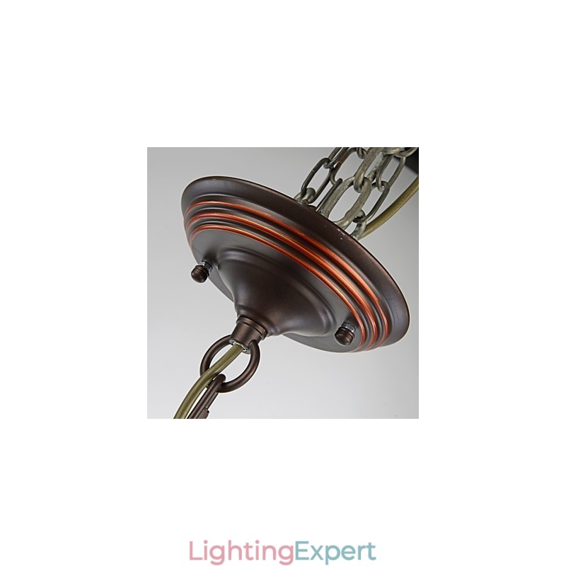 Chandelier 6 Lights Traditional Classic Vintage Metal