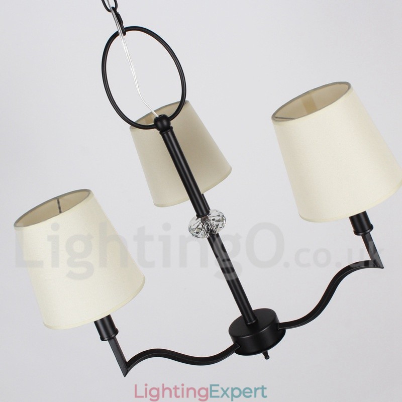 3 Light Modern Contemporary Candle Style Chandelier