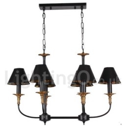 6 Light Retro Contemporary Candle Style Chandelier
