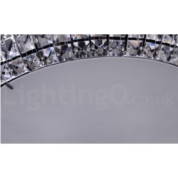 Modern K9 Crystal Ceiling Pendant Light Indoor Chandelier Drum Lighting Lamps Fixtures